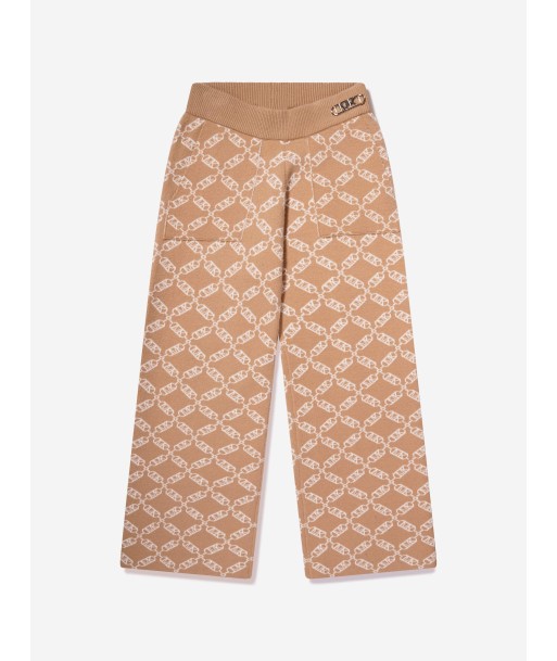 Michael Kors Girls Wide Leg Knitted Trousers in Beige JUSQU'A -70%! 