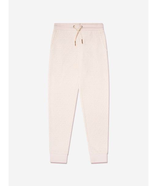 Michael Kors Girls Logo Joggers in Cream en stock