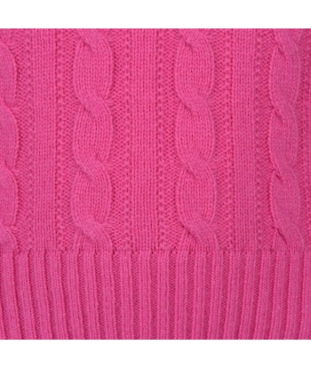 Ralph Lauren Girls Pink Cotton & Wool Blend Polo Sweater Venez découvrir notre 