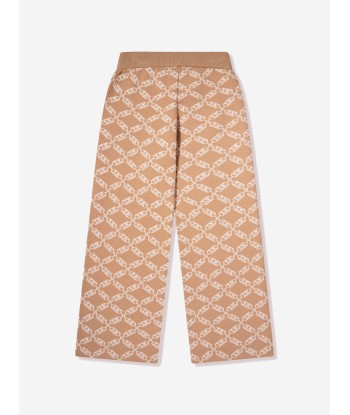 Michael Kors Girls Wide Leg Knitted Trousers in Beige JUSQU'A -70%! 