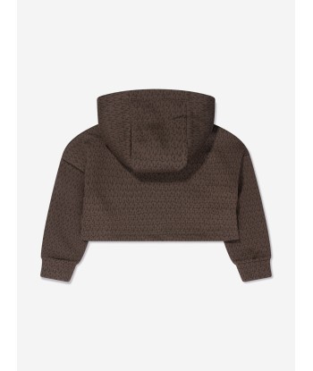 Michael Kors Girls Milano Hoodie in Brown Pour