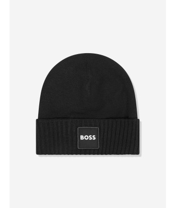 BOSS Boys Pull On Hat in Black d'Europe débarque