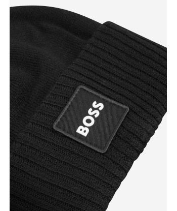 BOSS Boys Pull On Hat in Black d'Europe débarque