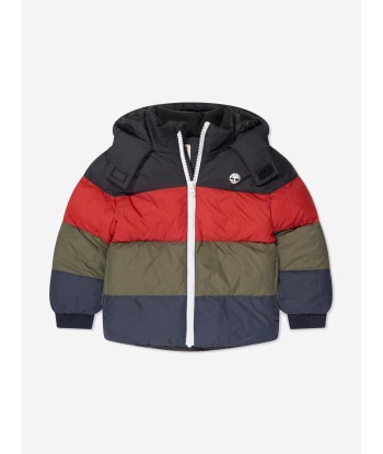 Timberland Boys Puffer Jacket in Multicolour de France