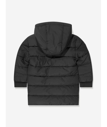 Timberland Boys Long Puffer Jacket in Black outlet