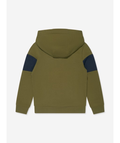 Tommy Hilfiger Boys Essential Colourblock Hoodie in Green basket pas cher