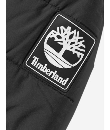 Timberland Boys Long Puffer Jacket in Black outlet