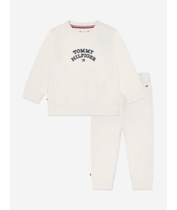 Tommy Hilfiger Baby Hilfiger Flag Tracksuit in White Livraison rapide