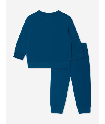 Tommy Hilfiger Baby Hilfiger Flag Tracksuit in Navy de la marque