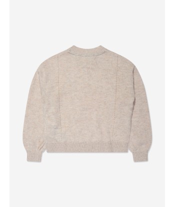 Tommy Hilfiger Girls Essential Soft Wool Jumper in Beige Toutes les collections ici