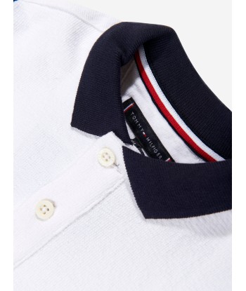 Tommy Hilfiger Boys Colourblock Global Stripe Polo Shirt in Navy d'Europe débarque