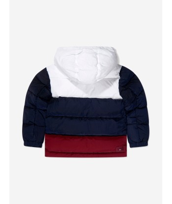 Tommy Hilfiger Boys Alaska Colourblock Puffer Jacket in Navy france