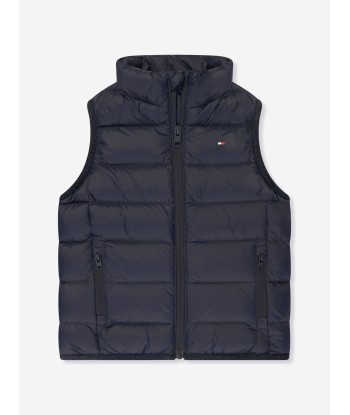 Tommy Hilfiger Kids Essential Light Down Vest in Navy livraison et retour toujours gratuits