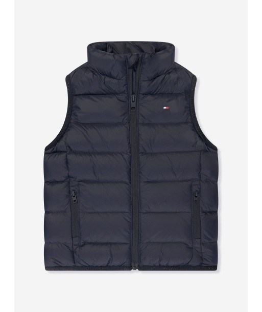 Tommy Hilfiger Kids Essential Light Down Vest in Navy livraison et retour toujours gratuits