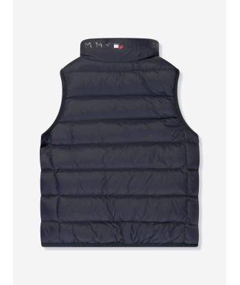 Tommy Hilfiger Kids Essential Light Down Vest in Navy livraison et retour toujours gratuits