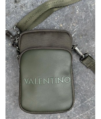 Valentino Boys Cristian Crossbody Bag in Green (W: 3cm) Découvrez la collection