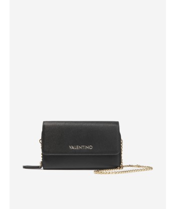 Valentino Girls Zero Wallet With Shoulder Strap in Black (W: 2.5cm) online