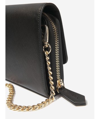 Valentino Girls Zero Wallet With Shoulder Strap in Black (W: 2.5cm) online