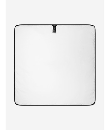 Balmain Baby Logo Blanket in White livraison gratuite