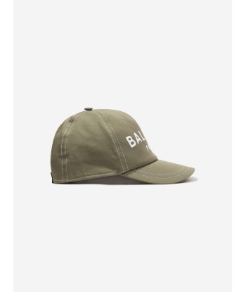 Balmain Kids Logo Cap in Green JUSQU'A -70%! 