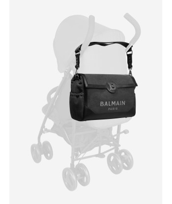 Balmain Baby Logo Changing Bag in Grey votre