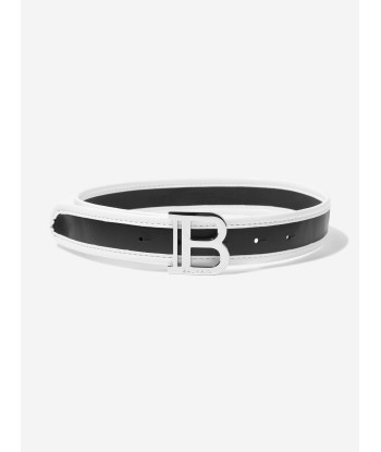 Balmain Kids Leather Belt in Black outlet