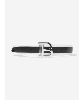 Balmain Kids Leather Belt in Black outlet