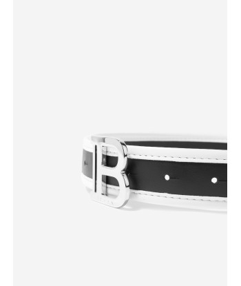 Balmain Kids Leather Belt in Black outlet