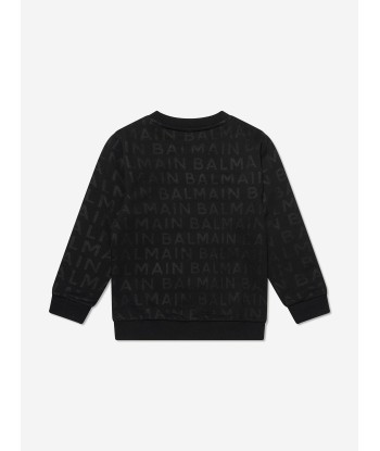 Balmain Kids Logo Sweatshirt in Black 2024