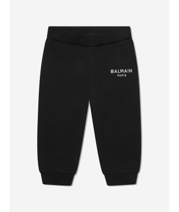 Balmain Baby Logo Joggers in Black Vous souhaitez 