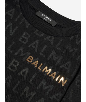 Balmain Kids Logo Sweatshirt in Black 2024