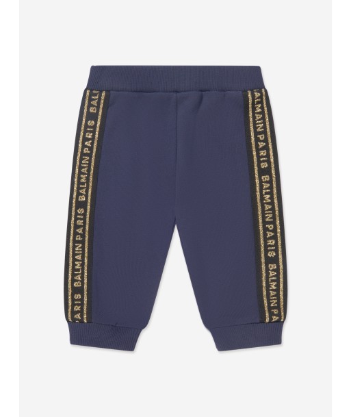 Balmain Baby Logo Joggers in Navy Vous souhaitez 