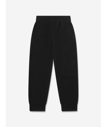 Balmain Girls Logo Joggers in Black le des métaux précieux