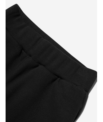 Balmain Girls Logo Joggers in Black le des métaux précieux