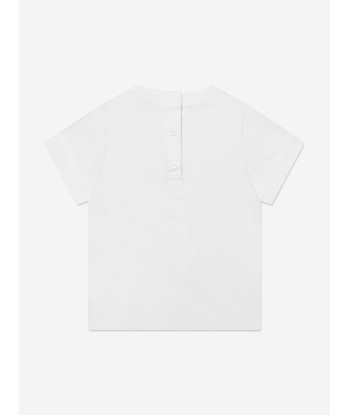 Balmain Baby Logo T-Shirt in White 50-70% off 