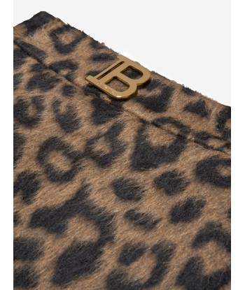 Balmain Girls Leopard Skirt in Brown En savoir plus