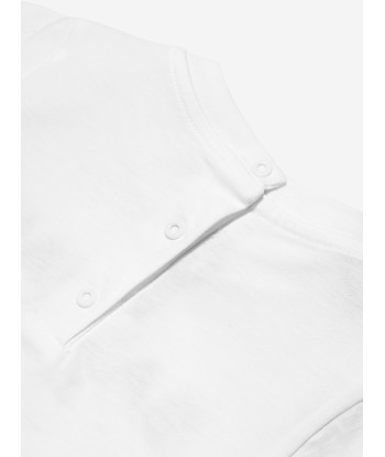 Balmain Baby Logo T-Shirt in White sur le site 