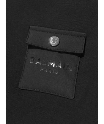 Balmain Boys Logo T-Shirt in Black prix pour 