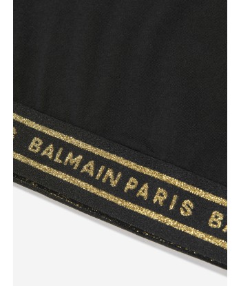 Balmain Girls Logo T-Shirt in Black Comparez et commandez 