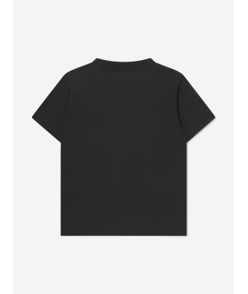 Balmain Boys Logo T-Shirt in Black Pour