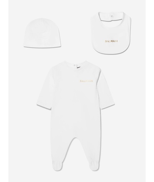 Balmain Baby Gift Set in White Toutes les collections ici