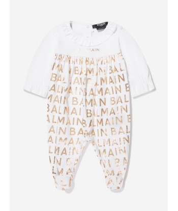 Balmain Baby Girls Babygrow Gift Set in White pour bénéficier 