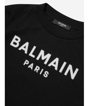 Balmain Boys Logo T-Shirt in Black les ligaments