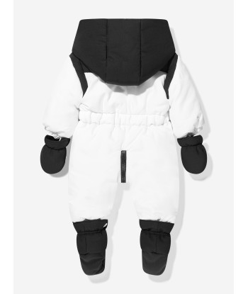 Balmain Baby Logo Snowsuit in White Venez découvrir notre 