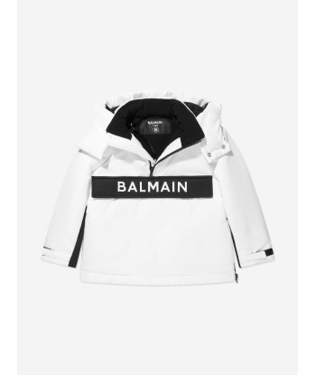 Balmain Kids Logo Ski Jacket in White votre restaurant rapide dans 