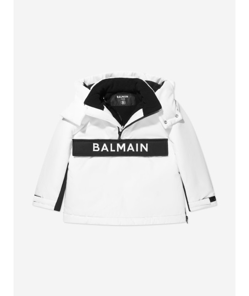 Balmain Kids Logo Ski Jacket in White votre restaurant rapide dans 