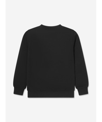 Balmain Kids Logo Sweatshirt in Black offre 