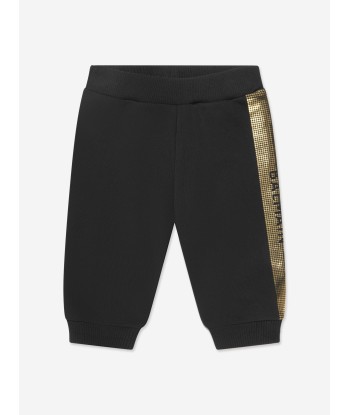 Balmain Baby Boys Logo Joggers in Black chez Cornerstreet bien 