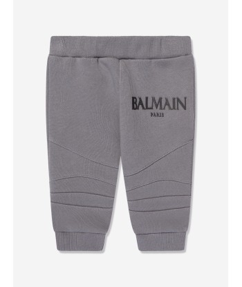 Balmain Baby Boys Logo Joggers in Grey store