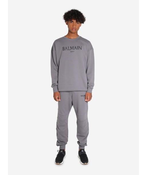 Balmain Boys Logo Joggers in Grey Vous souhaitez 